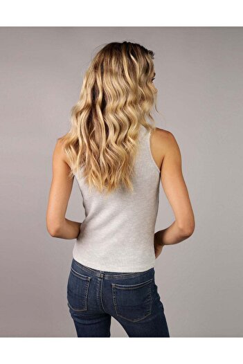 AMERICAN EAGLE AE Ribbed Mock Neck Tank Top