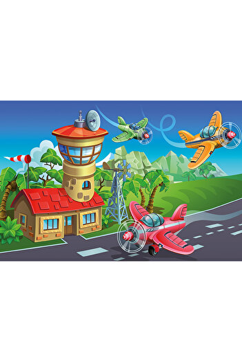 Art Puzzle Art Kids Crazy Pilots 50 Pieces Wooden Puzzle