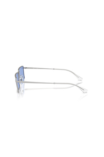 Ray-Ban Rb 3741 00380 56 Unisex Rectangular Gray Metal Sunglasses