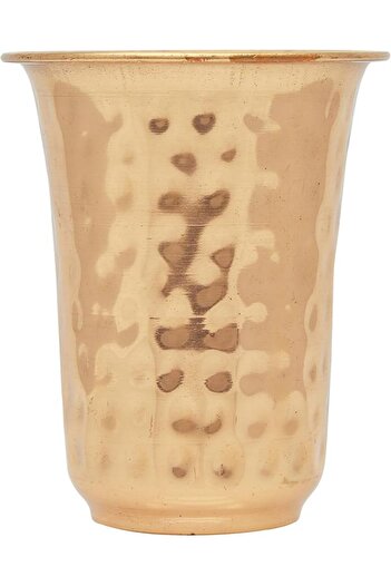 RAJ COPPER GLASS PLAIN, 9CM, TCG001 , Mocktail Glass , Water Glass , Juice Glass