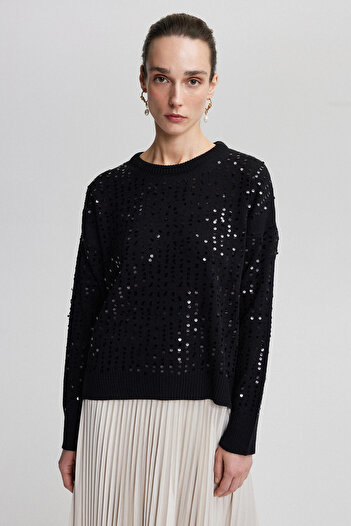 Touché Privé Knitwear Sequin Sweater