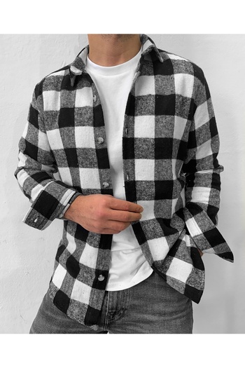 King Brothers Πουκάμισο Polar Ξυλοκόπος με Unisex σχέδιο Oversize