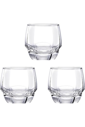 Ocean Charisma Liqueur & Spirits Glasses Set of 3, 340ml - Double Rock Lowball Whiskey