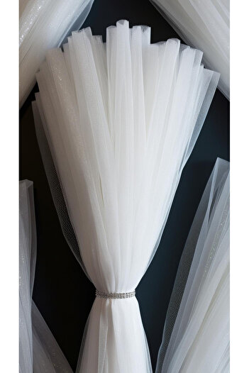 ADENZ Bundle Ornament, Engagement Bundle Ornament, Door Decoration Tulle, Birthday Tulle 100x300cm, Bundle Ornament Tulle