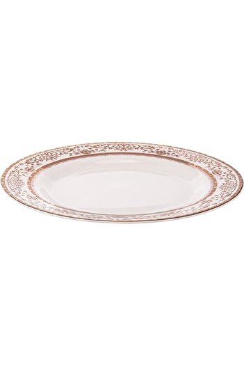AKDC Ceramic Dinner Plate L(27cm) xW(27cm) xH(2cm) White 6326587100280