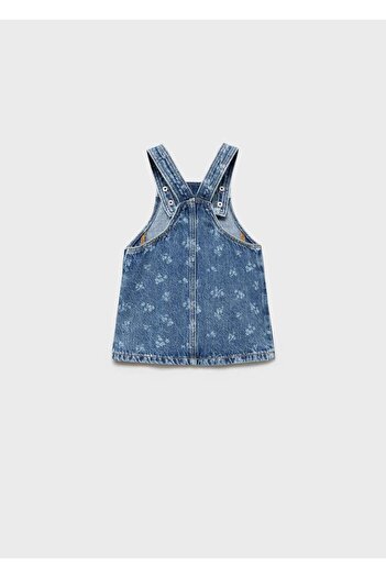 MANGO Baby Kısa kot jile elbise