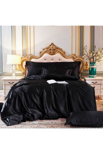 sharpdo Four-piece bedding set,with 1 quilt cover, 1 flat sheet and 2 pillowcases 2m bed（220*240cm）
