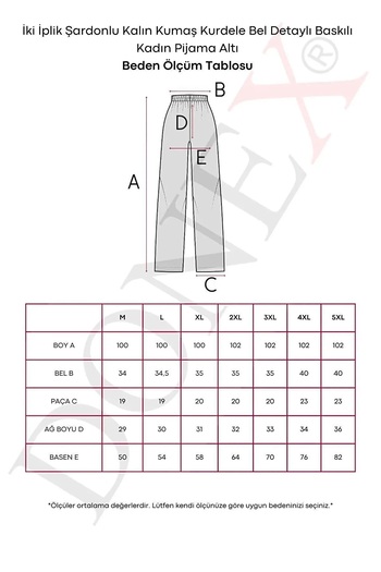 DONEX Cotton 3-Piece Fabric Ribbon Waist Detail Printed Pocketless Women's Pajamas