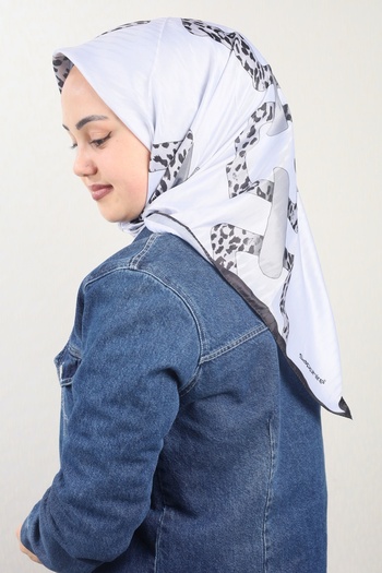 SAPPHIRE Patterned Tivil Scarf - Pattern-01 - Color-14