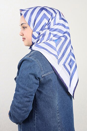 SAPPHIRE Patterned Tivil Scarf # 02 # 16