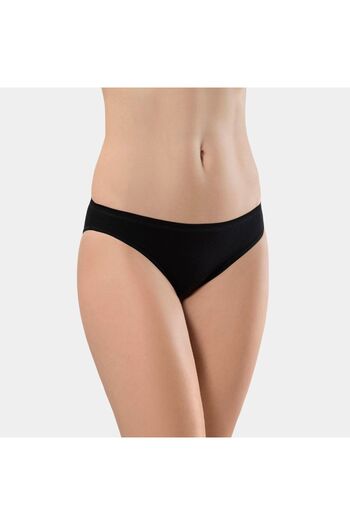 TÜREN Women's Lycra 2-Piece Cotton Bikini Panties 230/Black
