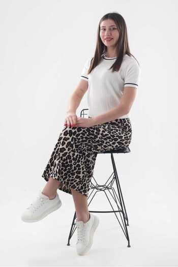 COMS'S Patterned Camisole Skirt