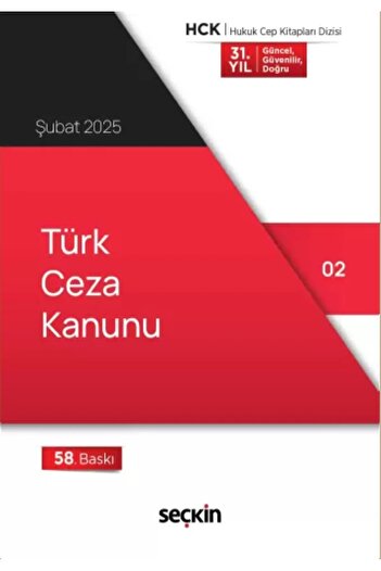 Seçkin Yayıncılık Türk Ceza Kanunu Şubat 2025/Seçkin Yayıncılık