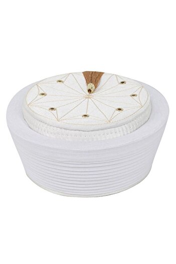 İkranur Cream Colored Andalusian Imam Yellow - With Felt Cubes, 174 gr