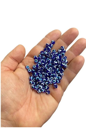Flea Market Lentil Size Hair Braid Bead for Hair Braid - Decorative Acrylic Bead - Martenitska Vs.
