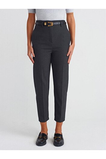 Dilvin 71293 Pantaloni cu talie înaltă cu centură