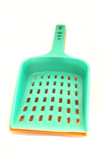 jetfast 3 Pieces Colorful Perforated Cat Litter Cleaning Filter Screen Narrow Spacing Shovel Length 22 cm