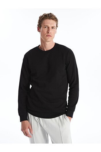 LC Waikiki Ανδρικό χοντρό φούτερ Crew Neck μακρυμάνικο (W4)
