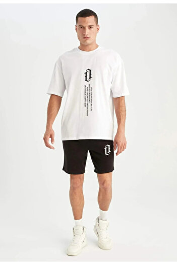 HOFFNUNG Vertical" Printed Shorts and T-shirt Set
