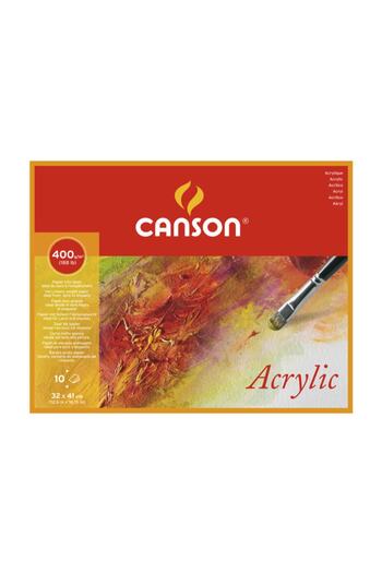 Canson Montval Acrylic and Watercolor Block 400 gr32x41 cm10 Sheets
