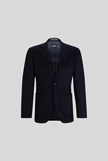 BOSS Regular Fit Erkek Blazer Ceket Lacivert