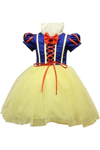 Yelajoy Kids Snow White Set, Summer Princess Dress For Birthday Party,with Headgear And Cape