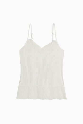 Wonna Ecru Color Lace Detailed Undershirt - 2578
