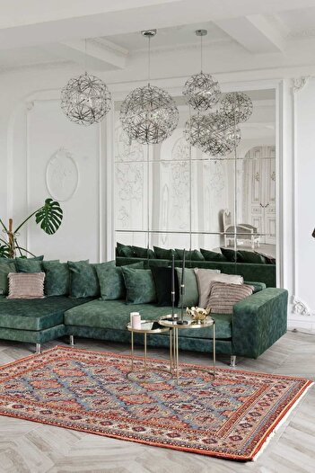 GÜMÜŞSUYU Halı Deco Anatolia 15918 Mavi