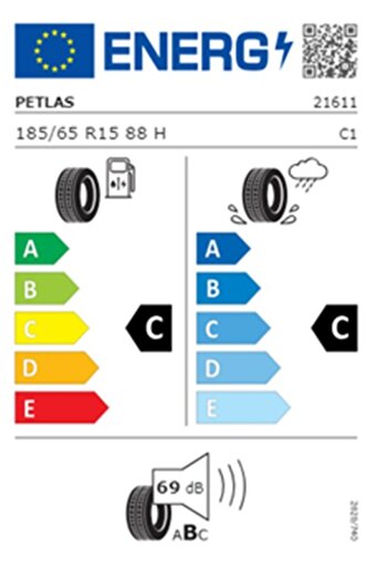 Petlas 185/65 R15 TL 88H PROGREEN PT525 Yaz Lastiği (Üretim Tarihi:2025)