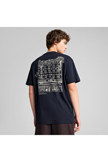 Puma Graphics Men's Navy Blue T-Shirt ( 629636 -16)