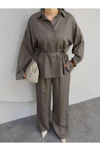 ESRAHELVACI Fabric Set with Tie Waist