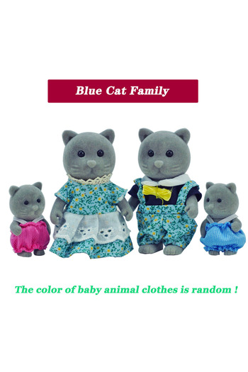 Choice14 H12-KK12 Easter Bunny 1:12 Simulation Forest Family Reindeer Panda Animal Dollhouse Figures Miniatur