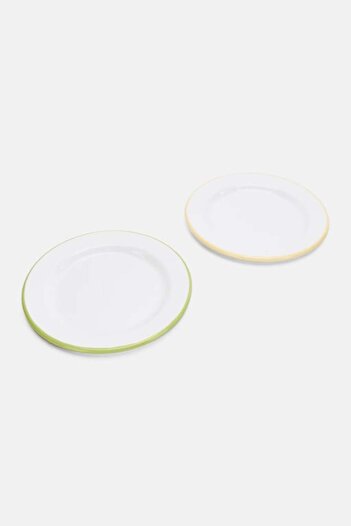 Tchibo 2 Pcs Picnic Plate 20 Diameter cm, White