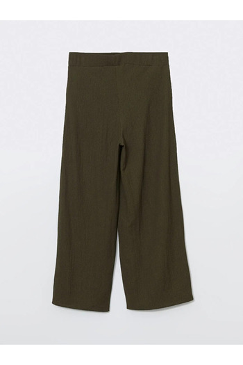 LC Waikiki Lcw Grace Khaki Women's Culottes with Elastic Waist