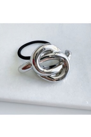Sibelon Metal knot rubber buckle