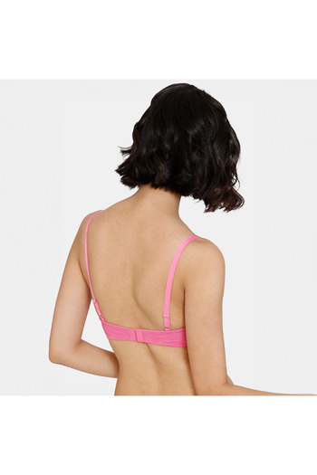 Zivame Wired Padded T-shirt Bra With Adjustable Straps