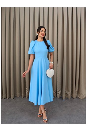 ESRAHELVACI Rochie cu mâneci cu balon