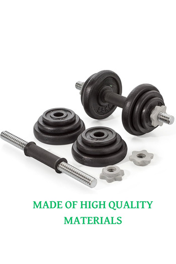 MAAS 20kg Adjustable Compact Dumbbell Set for Home Gym Training
