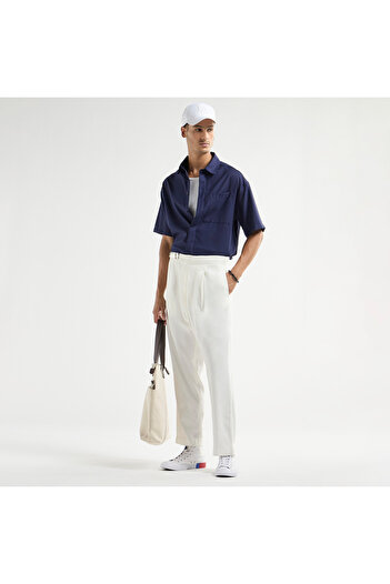 FAV Relaxed Fit Trousers With Flexi Waist And Pockets