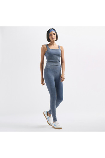 FAV Ribbed Leggings With Elasticated Waistband