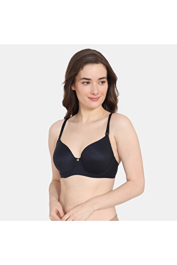 Zivame Padded Wired T-shirt Bra With Hook And Eye Closure