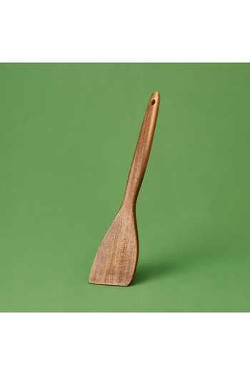 MİEN Mien Handy Oval Acacia Serving Spatula - Brown - 34 cm