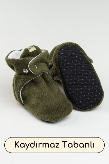 pufien Non-Slip Sole First Step Shoes Baby Booties