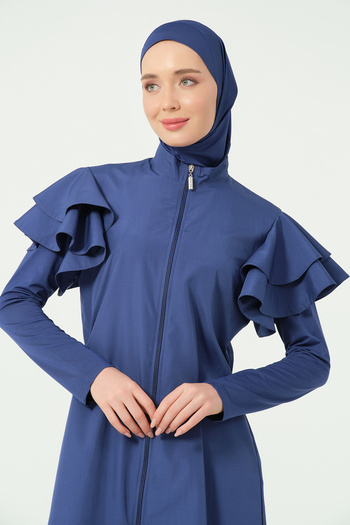 ALFASA Long Hijab Swimsuit with Flare Sleeves