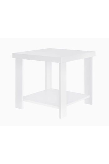 Danube Home Cenon End Table  L50xW50xH47.5cm - White