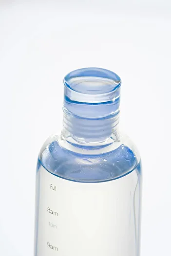 ACAR Pury Blue Glass Water Bottle - 500 ml