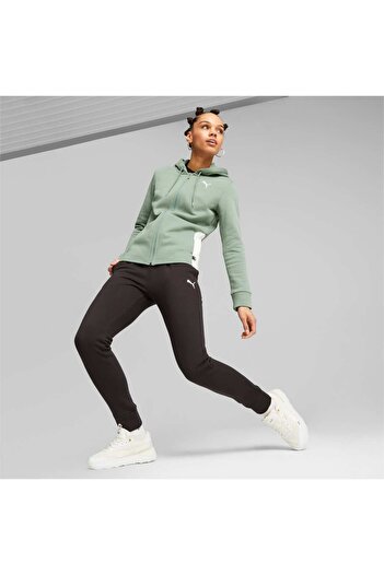 Puma Classic Hooded Fl Cl Kadın Yeşil Eşofman Takımı