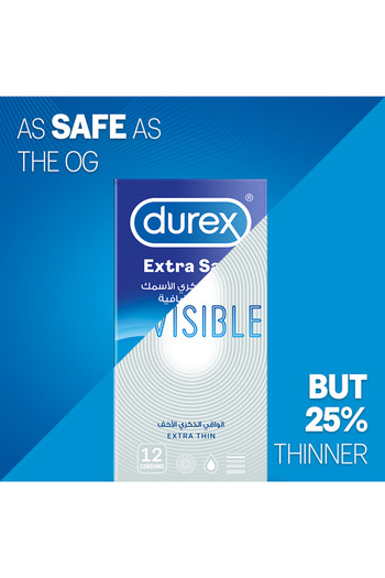 Durex INVISIBLE 6'S 6X12X12