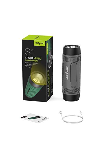 Choice Speaker 1" 0.5" Grey ZEALOT S1 Bluetooth Speaker Outdoor Bicycle Speaker Portable Waterproof Wireles
