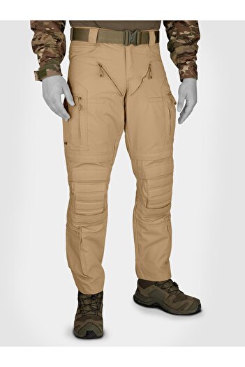 Mudeir Pantolon Algan 34 Boy Kayote Brown Taktik Outdoor Tactical 4 Mevsim Operasyon Koruma